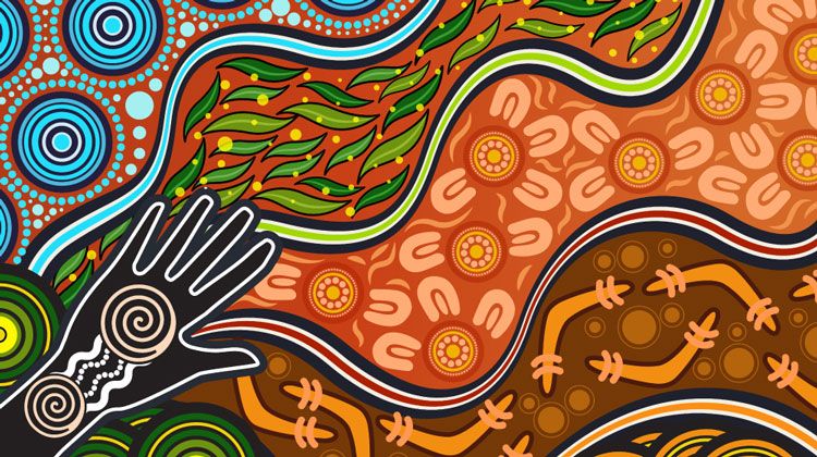 Aboriginal Art Leggings for Women Australian Indigenous Tribal