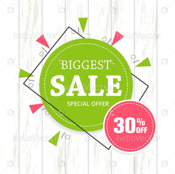 Sale and discount flyers template design.
