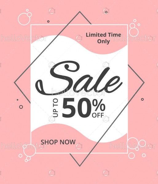 Sale and discount flyers template design.