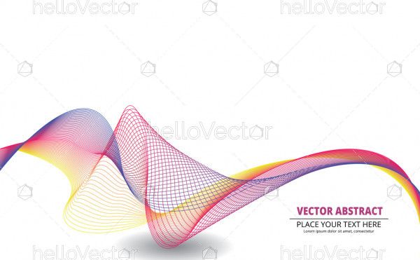 Vector abstract banner. 