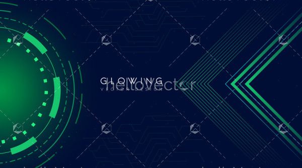 Abstract technology shape background - Vector illustration