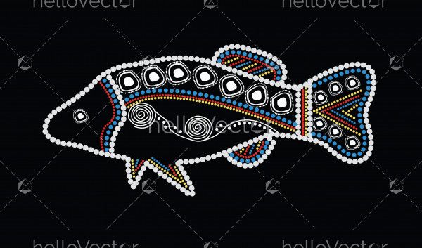 Illustration based on aboriginal fish