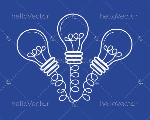 Multiple idea concept vector illustration 