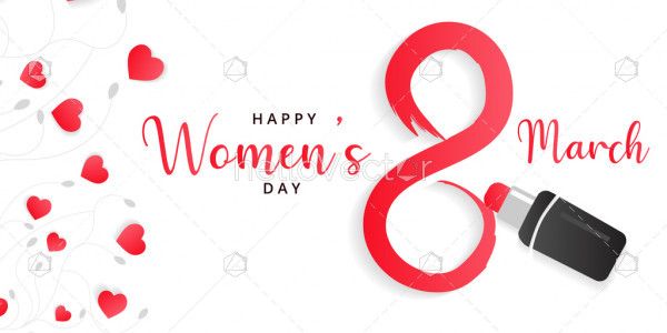 Happy womens day 8th march poster background