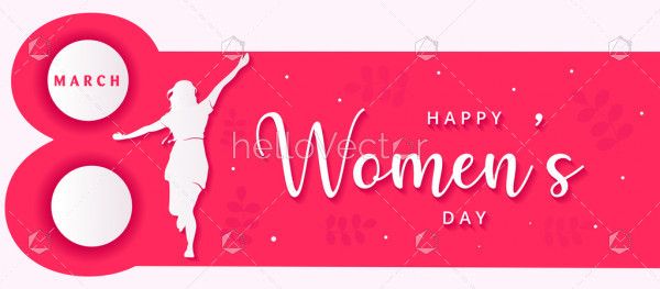 March 8. Happy women's day celebration illustration