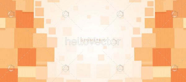 Abstract square shapes background