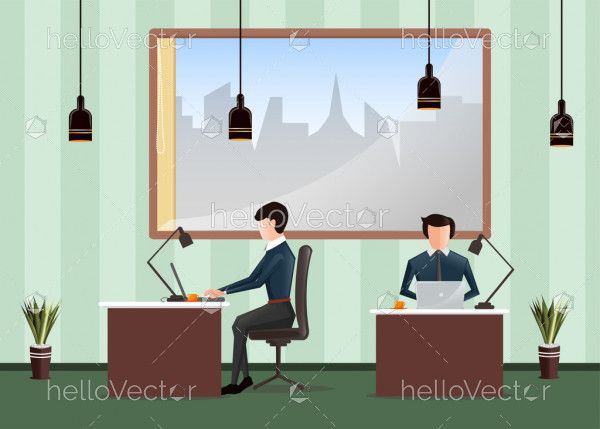 Business concept - Vector flat illustration