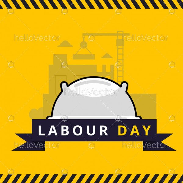 Labour day background - Vector Illustration