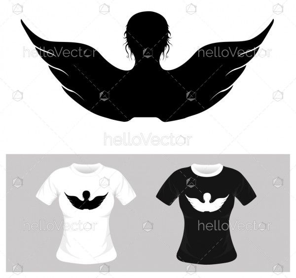 Freedom concept vector illustration. T-shirt graphic design 