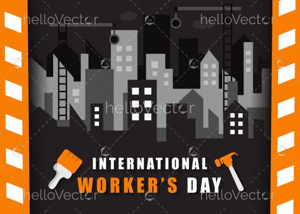 International Workers' Day Poster Background