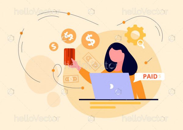 Online Payment Concept Illustration