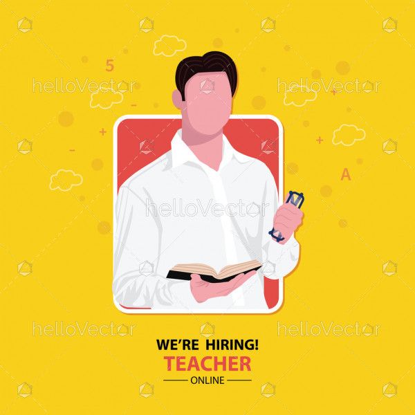 We are hiring template for teacher