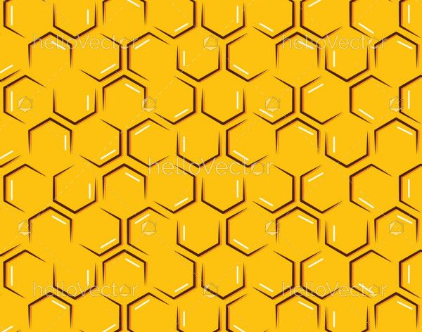 Abstract honeycomb seamless pattern background