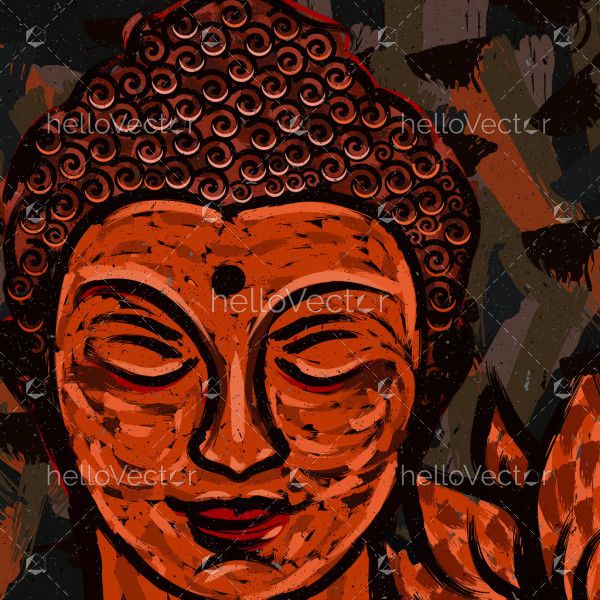 Buddha Face Painting
