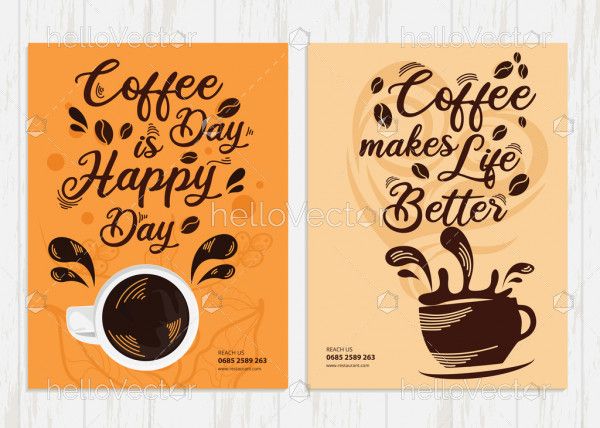 Coffee shop flyer & Ad template
