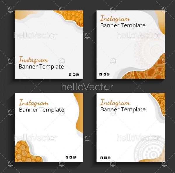 Instagram post collection template