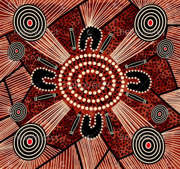 Indigenous Art Background