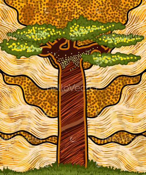 Boab Tree Painting