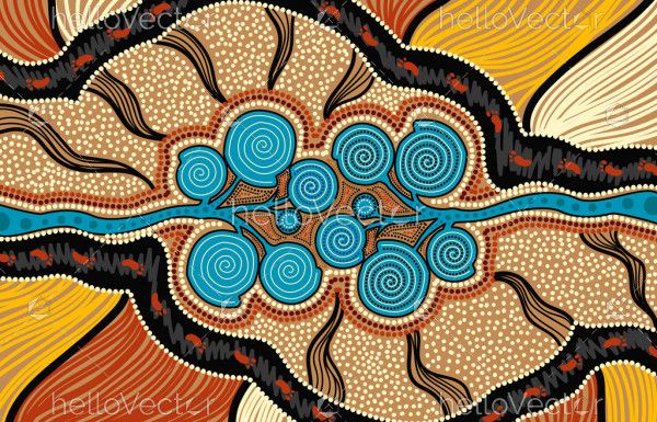 Nature Dot Art - Aboriginal
