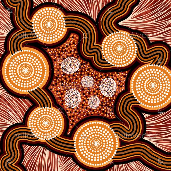 Indigenous vector art