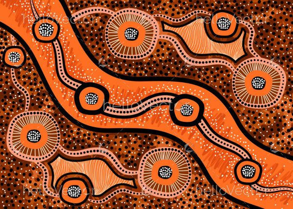 Australian aboriginal background