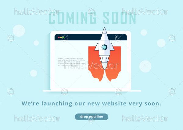 Coming Soon Page Design With Rocket