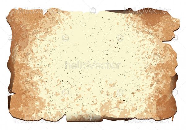 Old paper sheet vector