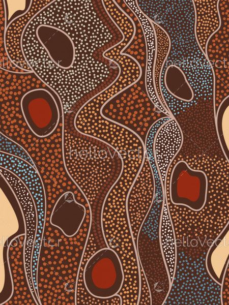 Aboriginal dot artwork