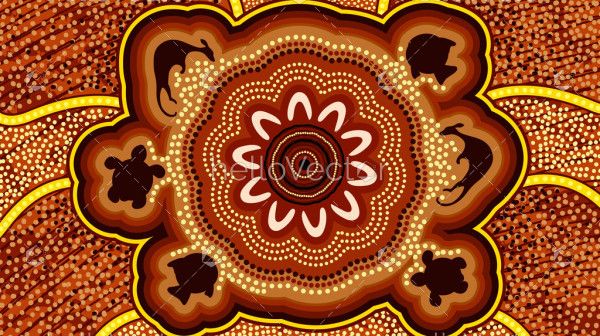 Aboriginal dot animal art