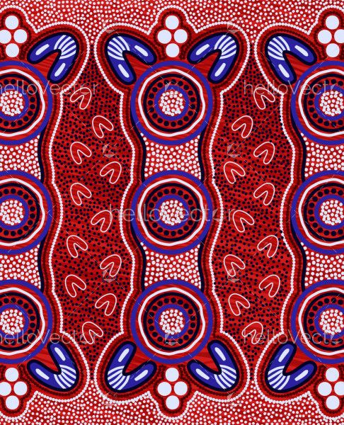 Aboriginal vector artwork