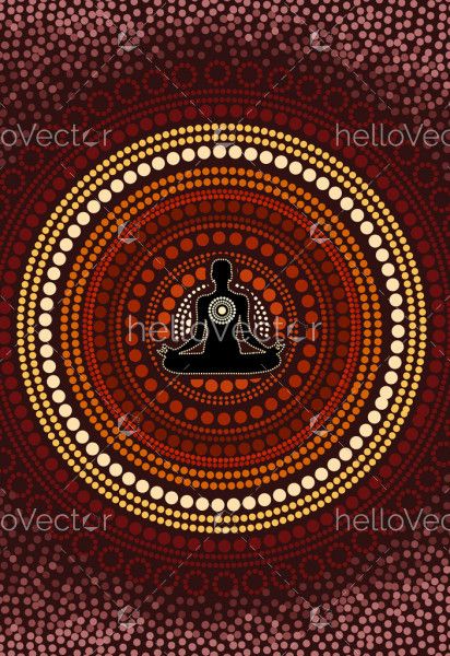 Aboriginal artwork for meditation