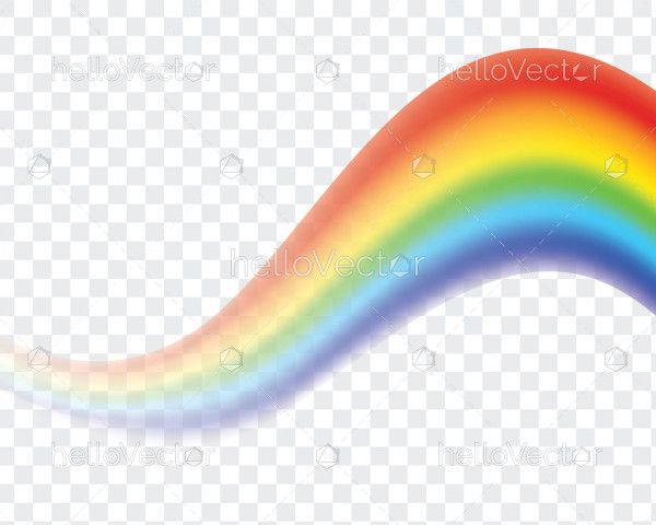 Transparent Vector Rainbow