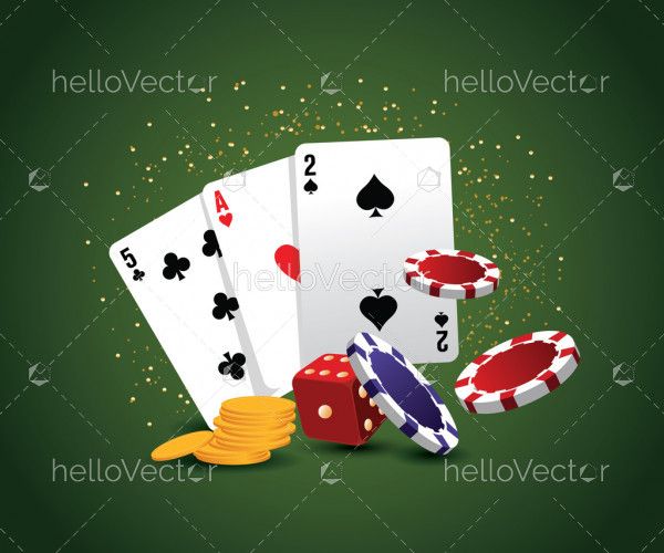Casino game concept illustration