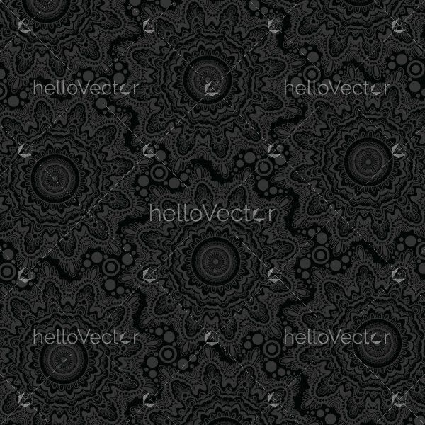 Dark texture background design. Modern stylish seamless pattern - Vector illustration