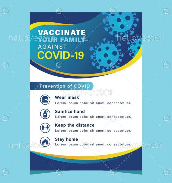 Coronavirus prevention information flyer