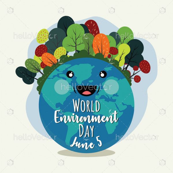 Green eco earth - environment day concept