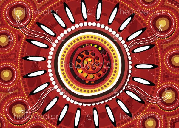 Aboriginal vector artwork