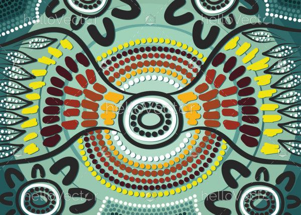 Vector aboriginal design