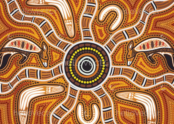 Vector Aboriginal Painting