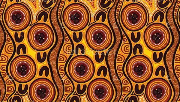 Aboriginal seamless pattern design
