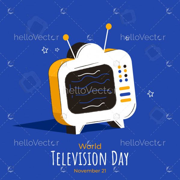 World Television Day Illustration, November 21