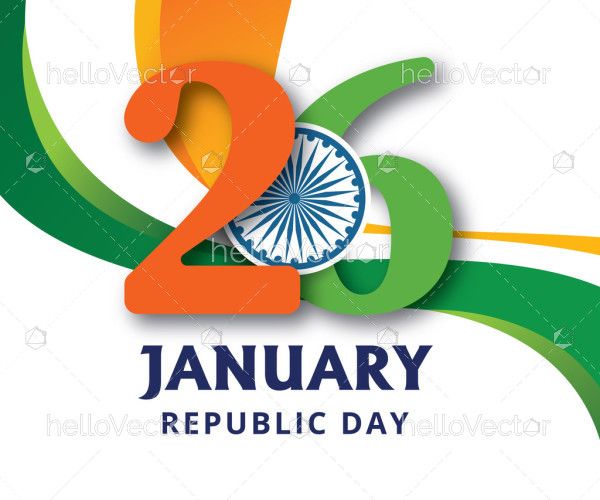 India Republic Day Illustration
