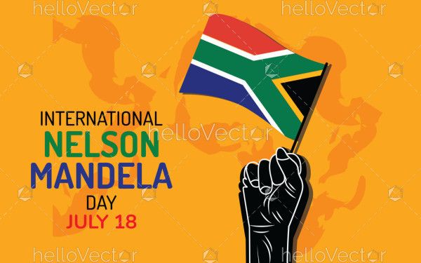 International Nelson Mandela Day Banner Design