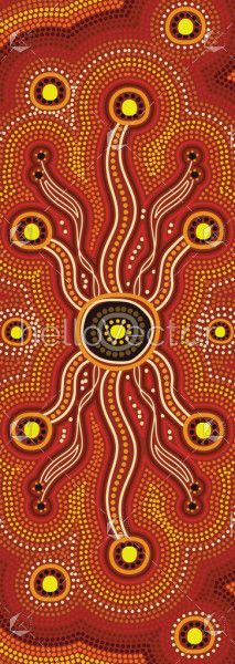 Aboriginal vector dot artwork