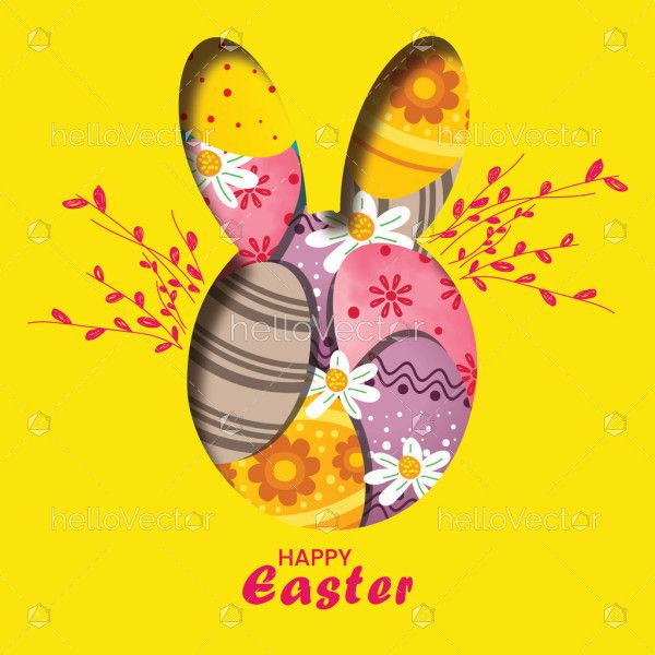 Happy Easter Day Graphic Illustration