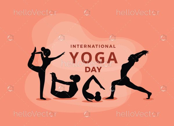 The visual expression of the global yoga event