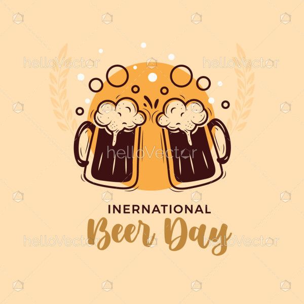 Worldwide beer festival illustration