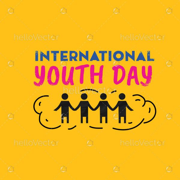 Banner design for global youth day