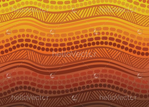 Simple dot design pattern background in the aboriginal style