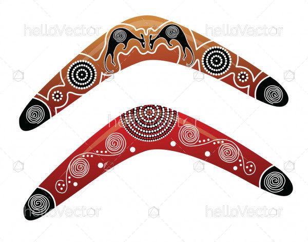 Australian boomerang vector